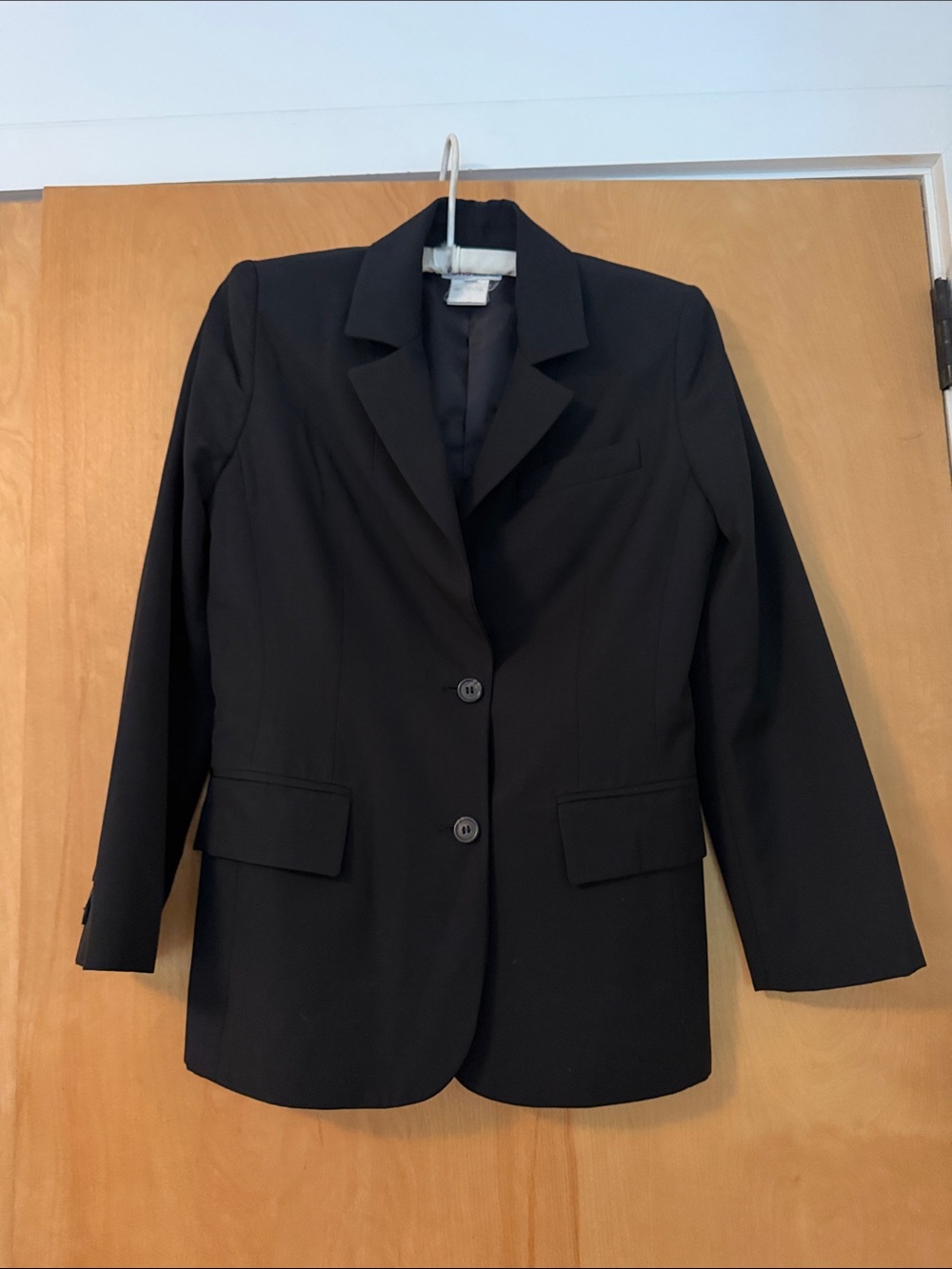 Michael Kors Women's Black Two-Button Tailored Blazer